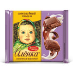 Шоколад молочный Алёнка, с начинкой шоколадный десерт, 67 гр, Красный Октябрь